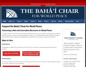 Baha'is asking money from non-Baha'is to establish 'World Peace'!